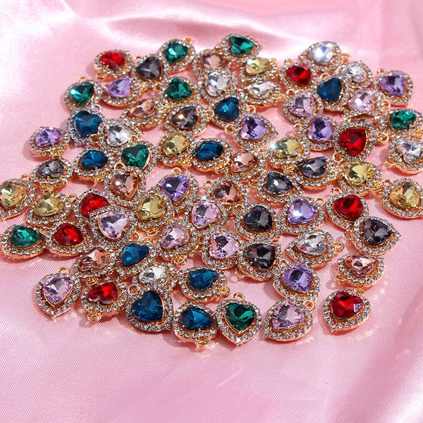 quality 10pcs/set exquisite crystal accessories multicolor heart-shaped rhinestones diy earrings pendant necklaces jewelry
quality 10pcs/set exquisite crystal accessories multicolor heart-shaped rhinestones diy earrings pendant necklaces jewelry