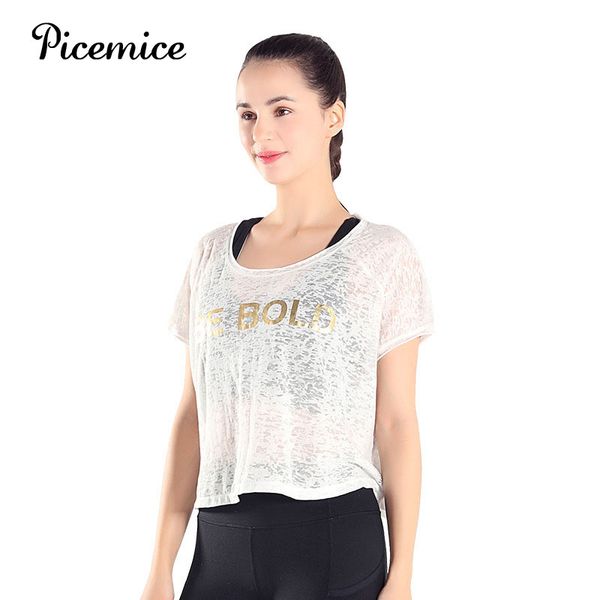picemice women see through yoga shirts sports running t-shirt loose blouse crop breathable girls fitness, White;red
picemice women see through yoga shirts sports running t-shirt loose blouse crop breathable girls fitness, White;red