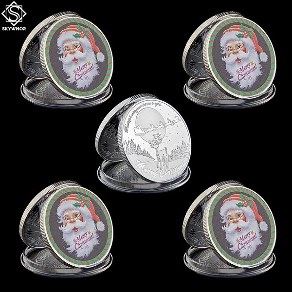 5pcs 2019 cute santa claus decorating figurines silver collectible coin children gifts w/ capsule protection
5pcs 2019 cute santa claus decorating figurines silver collectible coin children gifts w/ capsule protection
