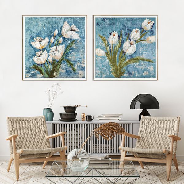 modern white flowers canvas blue poster painted picture print nordic wall art for living room bedroom dinning room decoration
modern white flowers canvas blue poster painted picture print nordic wall art for living room bedroom dinning room decoration