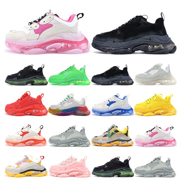new arrival triple s clear sole men women fashion casual shoes vintage sneakers black white grey mens tennis trainer jogging walking outdoor
new arrival triple s clear sole men women fashion casual shoes vintage sneakers black white grey mens tennis trainer jogging walking outdoor