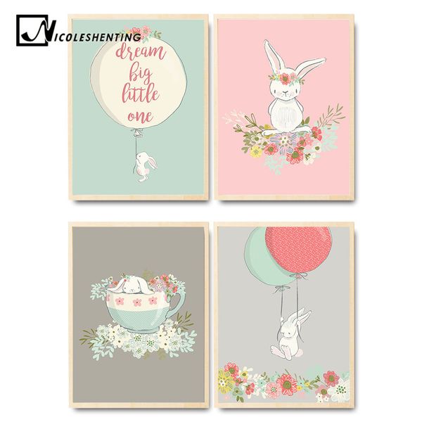 cute rabbit balloon poster nursery wall art canvas print cartoon nordic style painting picture children living room decoration
cute rabbit balloon poster nursery wall art canvas print cartoon nordic style painting picture children living room decoration
