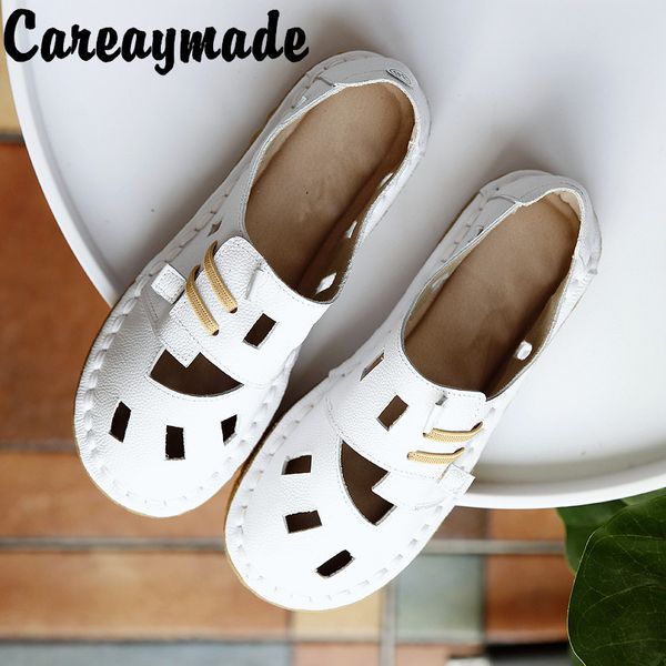 careaymade-original sandals soft soled women's shoes versatile small white shoes simple genuine leather casual student, Black
careaymade-original sandals soft soled women's shoes versatile small white shoes simple genuine leather casual student, Black