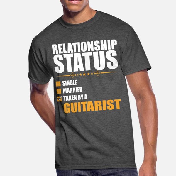 relationship status single married guitarist t shirt men designer cotton s-xxxl novelty cute comfortable spring autumn cool shirt
relationship status single married guitarist t shirt men designer cotton s-xxxl novelty cute comfortable spring autumn cool shirt