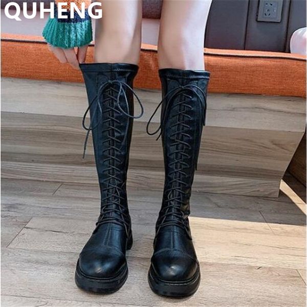 кросс-tied кожи сапоги толстой bottom plus velvet женщина mid boots мода корейский стовепайп женского 2020 winter new, Black
кросс-tied кожи сапоги толстой bottom plus velvet женщина mid boots мода корейский стовепайп женского 2020 winter new, Black