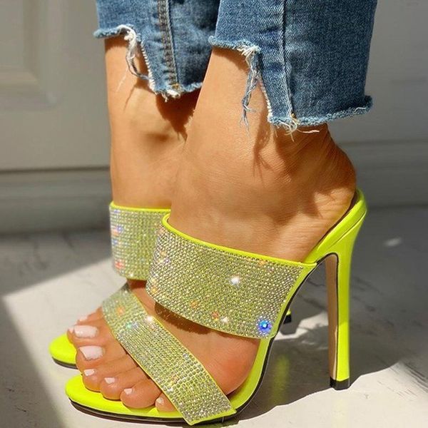 2020 ladies sandals bling women's crystal high heels women slippers woman thin heel female solid shoes footwear plus size, Black
2020 ladies sandals bling women's crystal high heels women slippers woman thin heel female solid shoes footwear plus size, Black