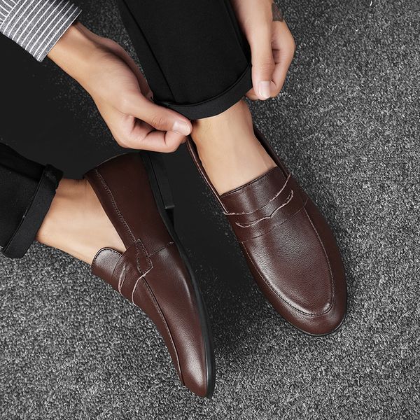 2020 cuero hombre informales spring leisure shoes sale mens flat shoe de mens casuales casual for masculino sapato fashion, Black
2020 cuero hombre informales spring leisure shoes sale mens flat shoe de mens casuales casual for masculino sapato fashion, Black