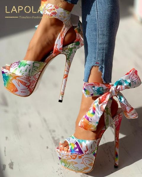 lapolaka 2020 красочный печати лето сандалии женская обувь платформа peep toe sexy тонкий высокие каблуки партии обувь женская pump, Black
lapolaka 2020 красочный печати лето сандалии женская обувь платформа peep toe sexy тонкий высокие каблуки партии обувь женская pump, Black