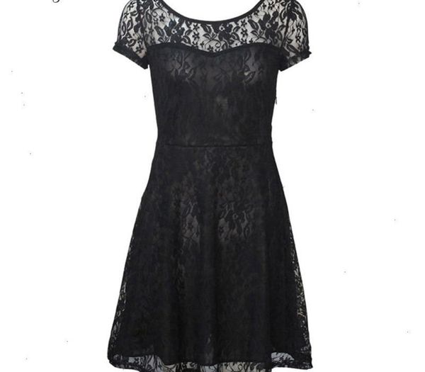 summer women floral lace dress short sleeve o neck casual mini dresses plus size s xl designer clothes, Black;gray
summer women floral lace dress short sleeve o neck casual mini dresses plus size s xl designer clothes, Black;gray