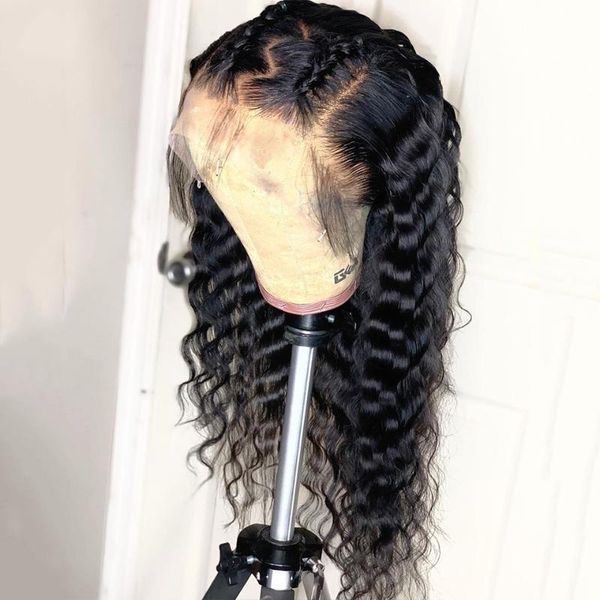 lace wigs 4x4 deep wave wig closure 150% density human hair brazilian remy for women baby pre plucked, Black;brown
lace wigs 4x4 deep wave wig closure 150% density human hair brazilian remy for women baby pre plucked, Black;brown