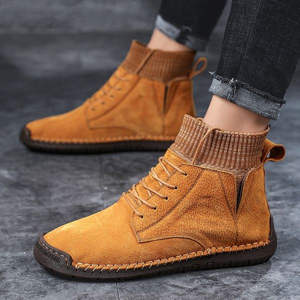 fashion winter men ankle boots quality leathe walking shoes warm men's snow boots winter shoes men's size 38-48
fashion winter men ankle boots quality leathe walking shoes warm men's snow boots winter shoes men's size 38-48