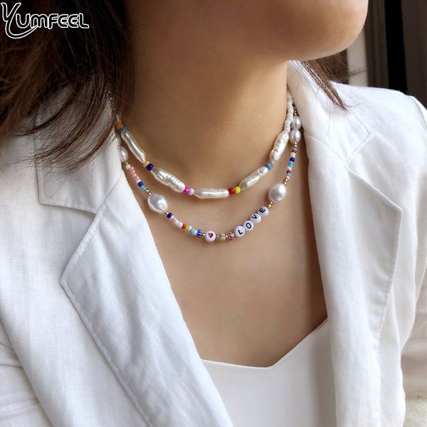 yumfeel brand new alphabet letter love necklace imitation pearl seed beads choker necklaces jewelry gifts, Golden;silver
yumfeel brand new alphabet letter love necklace imitation pearl seed beads choker necklaces jewelry gifts, Golden;silver