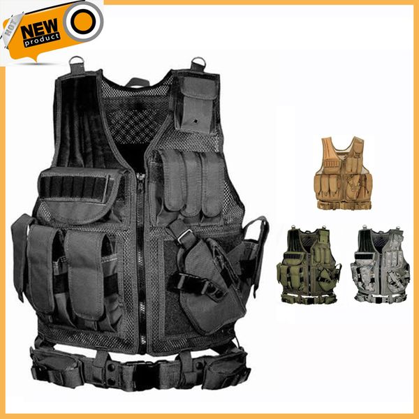 live cs game equipment tactical vest wild survival exploration equipment tabby tactical protective vest, Camo;black
live cs game equipment tactical vest wild survival exploration equipment tabby tactical protective vest, Camo;black