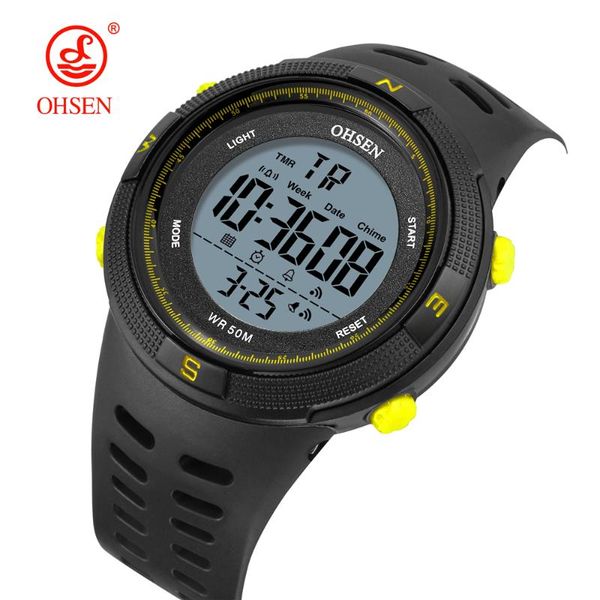 ohsen brand men sports watches 2 zone time digital led electronic multifunction wristwatches waterproof swimming watch, Slivery;brown
ohsen brand men sports watches 2 zone time digital led electronic multifunction wristwatches waterproof swimming watch, Slivery;brown