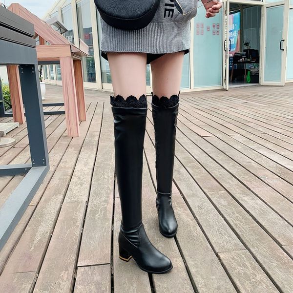 boots big size 9 10 11-15 thigh high knee over the women ladies shoes woman winter, Black
boots big size 9 10 11-15 thigh high knee over the women ladies shoes woman winter, Black