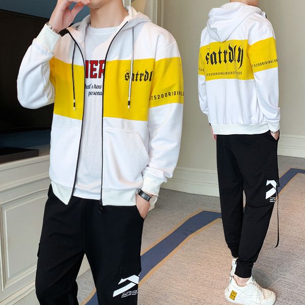 fashion tracksuit spring and autumn men's hooded sweatshirt + sweatpants sweat suit youth casual sportswear 2 pieces sets, Black;blue
fashion tracksuit spring and autumn men's hooded sweatshirt + sweatpants sweat suit youth casual sportswear 2 pieces sets, Black;blue