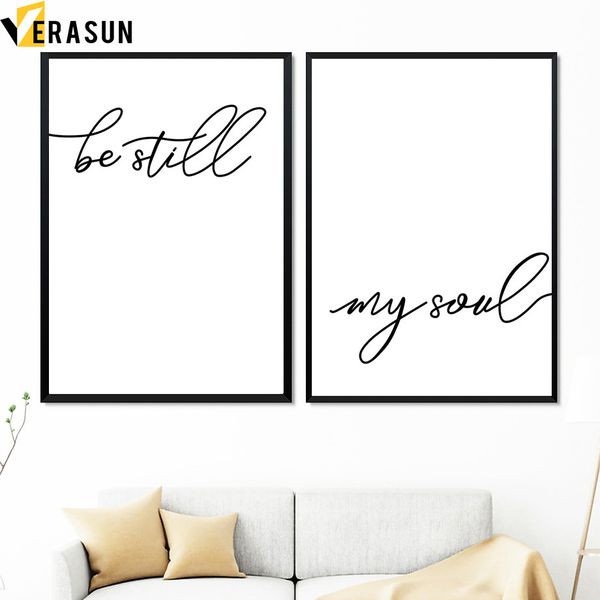 nordic minimalism be still my soul quotes wall art canvas painting posters and prints wall pictures for living room home decor
nordic minimalism be still my soul quotes wall art canvas painting posters and prints wall pictures for living room home decor