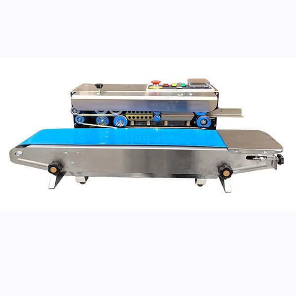 ytk fr-770 continuous automatic heat sealing machine compound film bag band sealer with belt conveyor 220v
ytk fr-770 continuous automatic heat sealing machine compound film bag band sealer with belt conveyor 220v