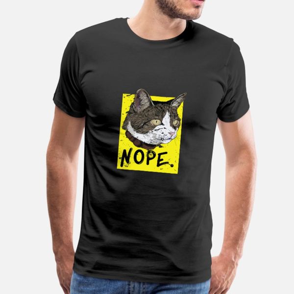nope cats t shirt men famous cotton round neck trend famous new fashion spring autumn standard shirt
nope cats t shirt men famous cotton round neck trend famous new fashion spring autumn standard shirt