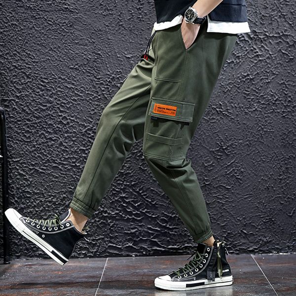 pure cotton mens joggers pants autumn cargo pants men jogger hip hop fashion streetwear pockets harem trousers men, Black
pure cotton mens joggers pants autumn cargo pants men jogger hip hop fashion streetwear pockets harem trousers men, Black