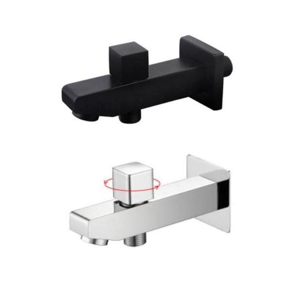 G1/2 Brass Dual Function Wall Mounted Shower Adapter, Multi-function Square Black/Chrome-plated Single Cold Faucet
G1/2 Brass Dual Function Wall Mounted Shower Adapter, Multi-function Square Black/Chrome-plated Single Cold Faucet