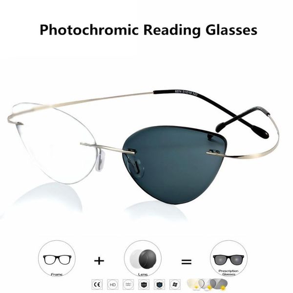 1.25 1.50 1.75 2.5 cat eyes transition sun pchromic reading glasses women ultra light alloy rimless presbyopia eyewear, White;black
1.25 1.50 1.75 2.5 cat eyes transition sun pchromic reading glasses women ultra light alloy rimless presbyopia eyewear, White;black