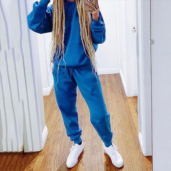 women warm women two piece set sports jogger hoodies sweatshirt trousers set winter tracksuit, Gray
women warm women two piece set sports jogger hoodies sweatshirt trousers set winter tracksuit, Gray
