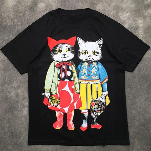 fashion mens t shirt 2020 famous street couples kittens printed pullover polo short sleeve t shirts men women style tee, White;black
fashion mens t shirt 2020 famous street couples kittens printed pullover polo short sleeve t shirts men women style tee, White;black