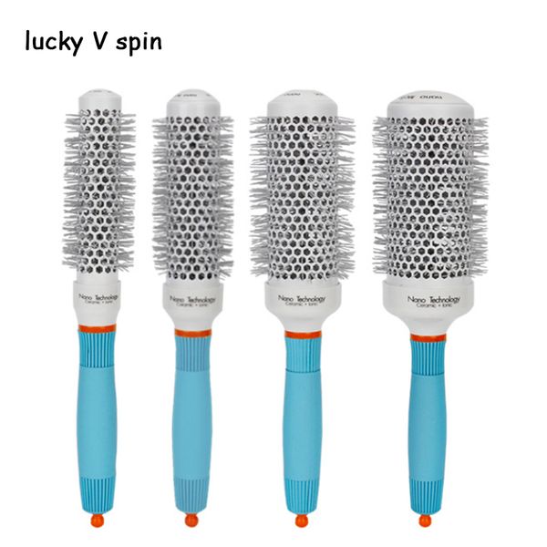 professional round blue hair brush ceramic ion hairbrush comb fashion salon hair styling tools, Silver
professional round blue hair brush ceramic ion hairbrush comb fashion salon hair styling tools, Silver