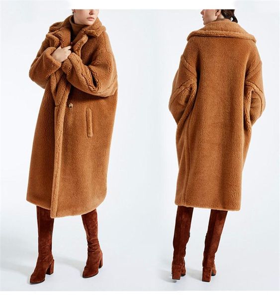 wool coats winter fashion plush lapel neck outerwear casual solid color womens overcoat female apparel luxury womens cardigan, Black
wool coats winter fashion plush lapel neck outerwear casual solid color womens overcoat female apparel luxury womens cardigan, Black