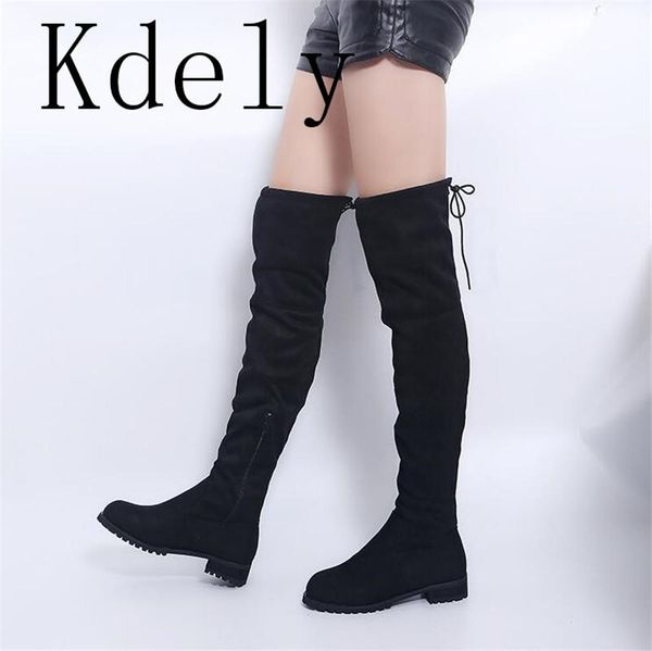 boots over-the-knee women female winter shoes suede long ladies thigh high bota botas mujer, Black
boots over-the-knee women female winter shoes suede long ladies thigh high bota botas mujer, Black