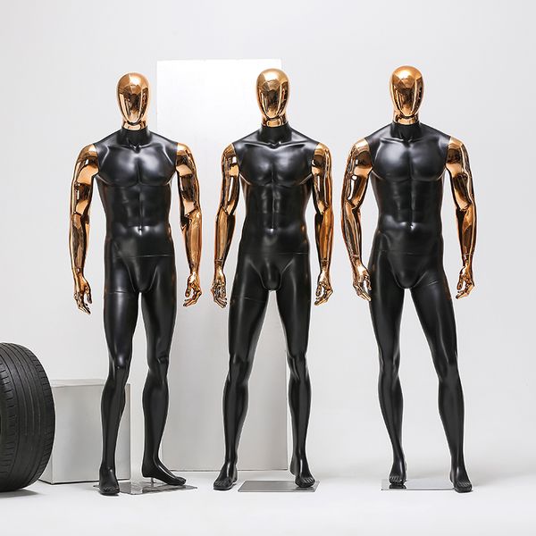 full body model electroplated face head mannequin dummy muscle model display stand, Khaki
full body model electroplated face head mannequin dummy muscle model display stand, Khaki