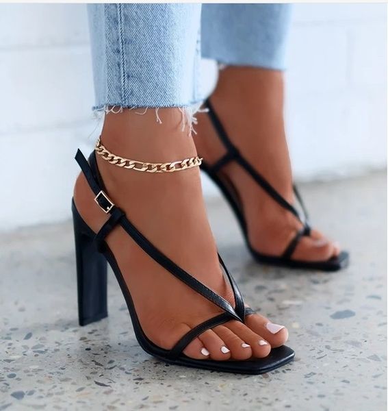 2020 sandals square toe high heels ladies shoes summer large size suit female beige flip flops platform women's for block woman, Black
2020 sandals square toe high heels ladies shoes summer large size suit female beige flip flops platform women's for block woman, Black