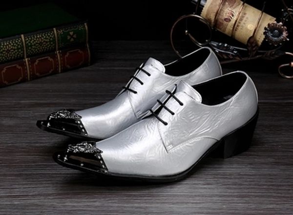 pointed face new bright shoes men's silver personality lace- fashion trend within the increase of oxford shoes, Black
pointed face new bright shoes men's silver personality lace- fashion trend within the increase of oxford shoes, Black