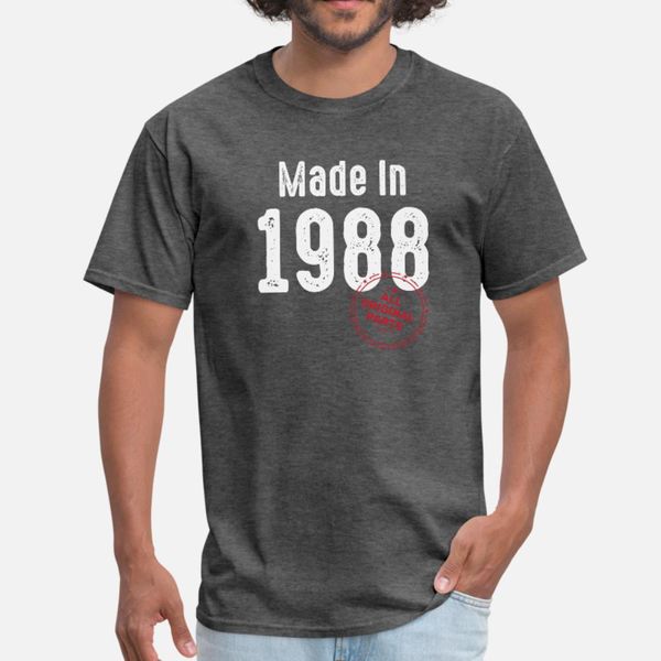 made in 1988 t shirt men personalized tee shirt round collar original loose funny summer outfit shirt
made in 1988 t shirt men personalized tee shirt round collar original loose funny summer outfit shirt