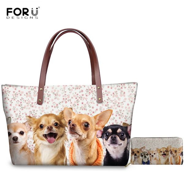 forudesigns kawaii chihuahua pattern zipper handbags tote messenger bags for women leisure 2pcs/set shoulder bags
forudesigns kawaii chihuahua pattern zipper handbags tote messenger bags for women leisure 2pcs/set shoulder bags