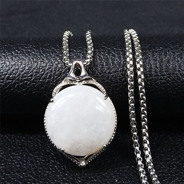pendant necklaces 2021 fashion flower stainless steel natural stone chain necklace for women silver color jewelry bijoux femme n4522s04
pendant necklaces 2021 fashion flower stainless steel natural stone chain necklace for women silver color jewelry bijoux femme n4522s04