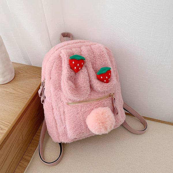 Plush Backpack women's new Korean rabbit ears Cute Mini Backpack versatile leisure multi purpose messenger bag
Plush Backpack women's new Korean rabbit ears Cute Mini Backpack versatile leisure multi purpose messenger bag