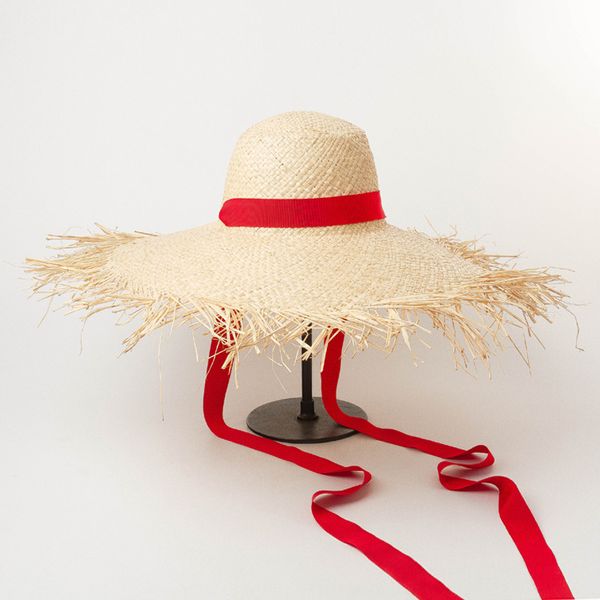 spring and summer new handwoven dome hair side band with raffi straw hat outdoor shade beach raffi straw hat, Blue;gray
spring and summer new handwoven dome hair side band with raffi straw hat outdoor shade beach raffi straw hat, Blue;gray