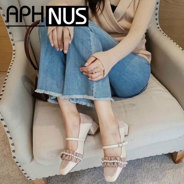 aphnus womens mid heels pumps beading rhinestone ruffles woman 2020 shoes for women new, Black
aphnus womens mid heels pumps beading rhinestone ruffles woman 2020 shoes for women new, Black