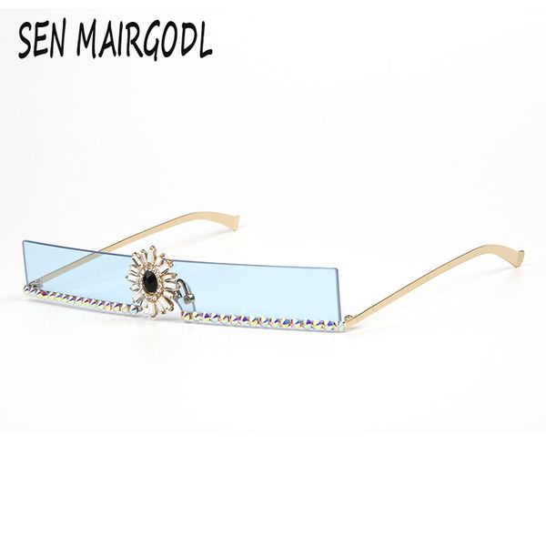 sunglasses fashion classic narrow side rectangle diamond for women 2021 men rhinestone metal frame marine color sun glasses, White;black
sunglasses fashion classic narrow side rectangle diamond for women 2021 men rhinestone metal frame marine color sun glasses, White;black