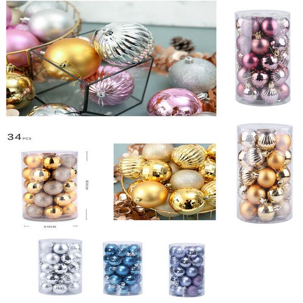 party decoration 2021 fashion 34pcs 40mm christmas tree balls small bauble hanging home ornament decor
party decoration 2021 fashion 34pcs 40mm christmas tree balls small bauble hanging home ornament decor