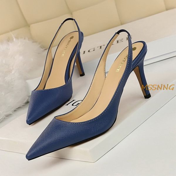 2020 summer women 8cm thin high heel slingback sandals closed toe pointed toe heels sandals office lady wedding shoes, Black
2020 summer women 8cm thin high heel slingback sandals closed toe pointed toe heels sandals office lady wedding shoes, Black