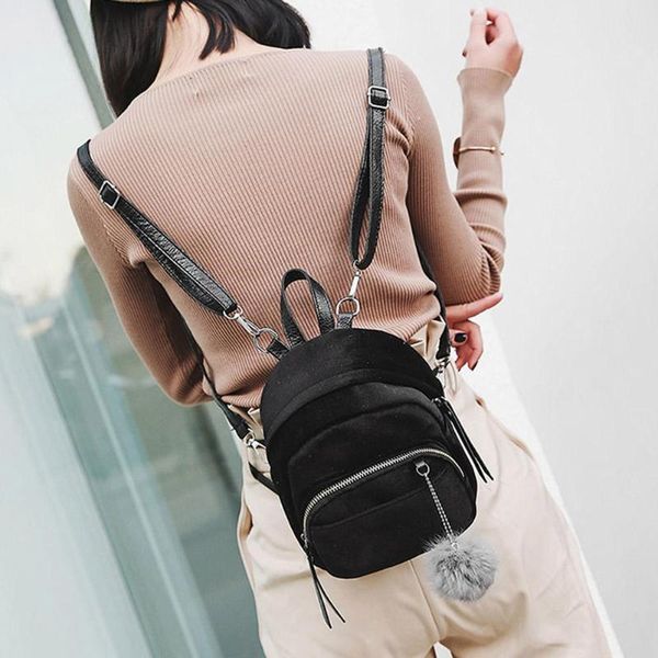 women mini velvet backpacks fashion school bag for teenage girls travel shoulder bag 2020 new
women mini velvet backpacks fashion school bag for teenage girls travel shoulder bag 2020 new