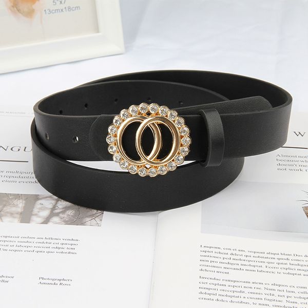 2020 luxury designer double circle crystal pearl buckle belts for women black leather waist belt female waistband, Black;brown
2020 luxury designer double circle crystal pearl buckle belts for women black leather waist belt female waistband, Black;brown