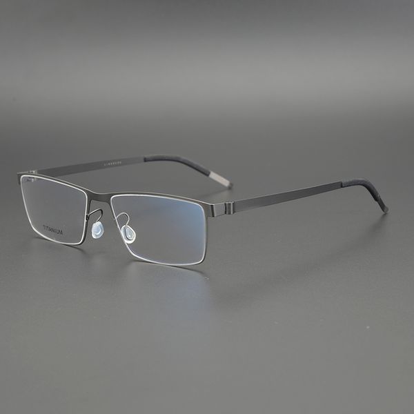 titanium glasses frame men super lightweight rectangle men's glasses optical prescription eyewear oculos de grau, Black
titanium glasses frame men super lightweight rectangle men's glasses optical prescription eyewear oculos de grau, Black