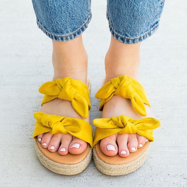 summer women slippers flip flops beach flat espadrille sandals bowknot open toe ladies shoes platform outdoor slides, Black
summer women slippers flip flops beach flat espadrille sandals bowknot open toe ladies shoes platform outdoor slides, Black