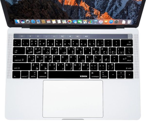 xskn arabic keyboard cover for pro 13" a1706 a1989 and 15" a1707 a1990 with touch id sticker durable silicone skin
xskn arabic keyboard cover for pro 13" a1706 a1989 and 15" a1707 a1990 with touch id sticker durable silicone skin