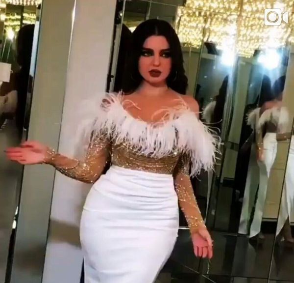 evening dress sheath white yousef aljasmi long sleeve feather zuhair murad long dress kadashian jenner, Red
evening dress sheath white yousef aljasmi long sleeve feather zuhair murad long dress kadashian jenner, Red