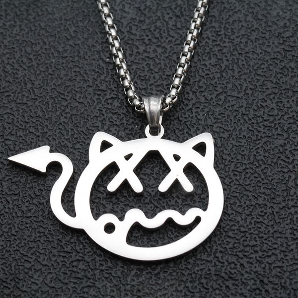 pendant necklaces men cartoon pendants wholesale stainless steel hip hop chain jewelry on the neck gifts for male accessories, Silver
pendant necklaces men cartoon pendants wholesale stainless steel hip hop chain jewelry on the neck gifts for male accessories, Silver